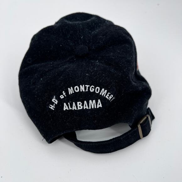 Vintage Head Shots Harley Davidson Black Velvet Strapback Hat/Cap Montgomery, AL - Picture 3 of 7